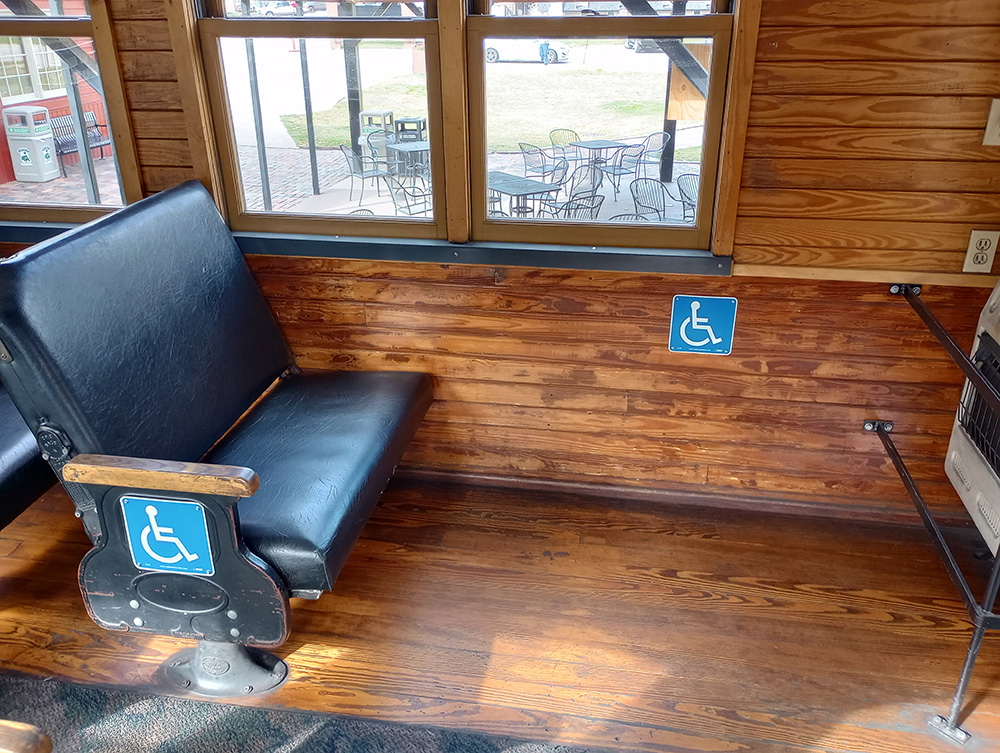 Accessible seating area